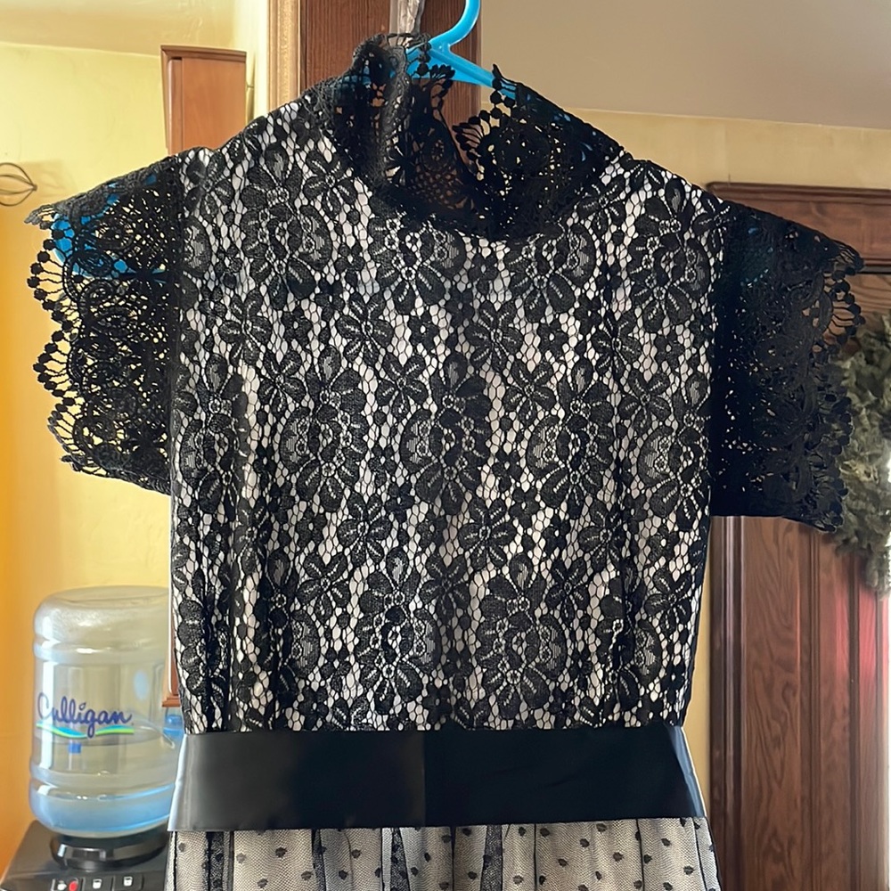 ************SOLD***********Black Lace Dress